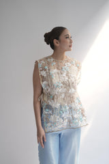 Ivory Bloom Embellished Top