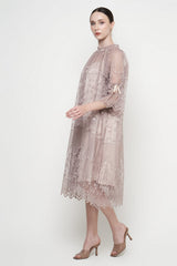 Serenity Dress in Taro Mocca