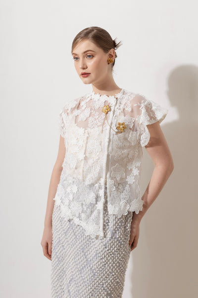 Lily Top in White