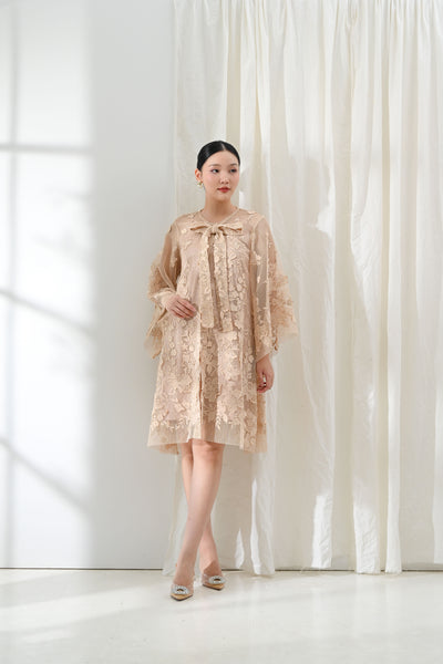 Valerie Dress in Peach