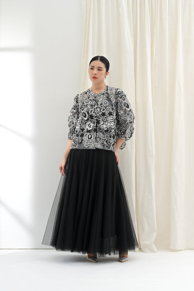 Xaviera Outer Top in Black