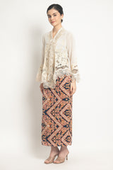 Dara Gladiola Kebaya Top in Ivory