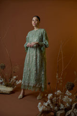Franka Dress in Sage Green