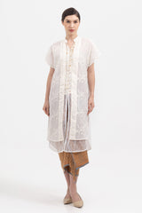 Indira Tunik Top in Broken White Sleeveless