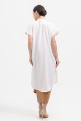 Indira Tunik Top in Broken White Sleeveless