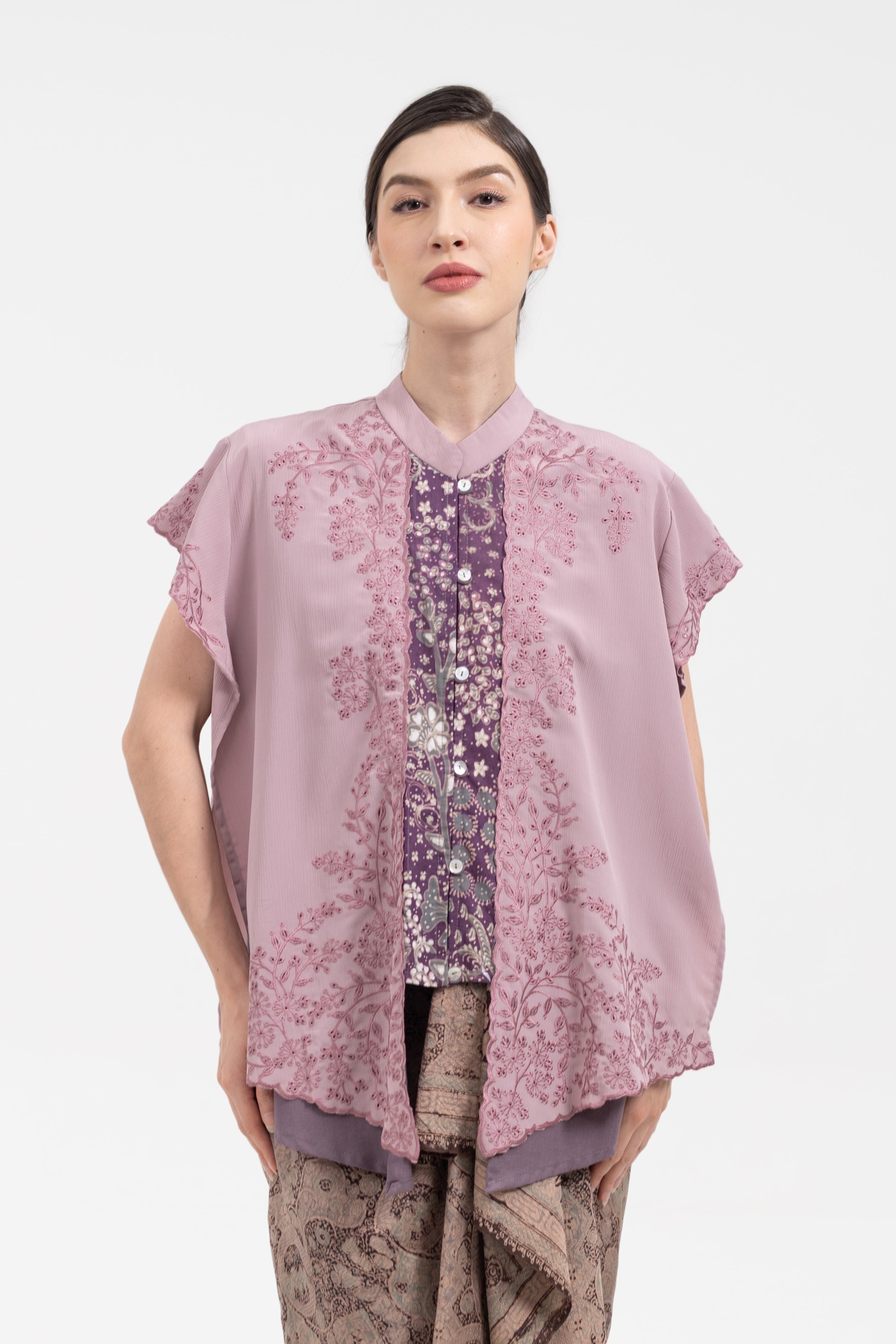 Nidhi Outer Top in Pink