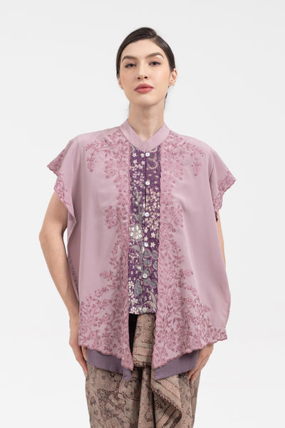 Nidhi Outer Top in Pink