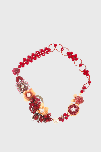 Margaret Necklace in Red