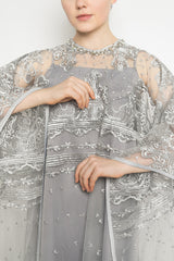 Deffina Kaftan in Light Grey
