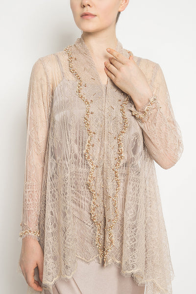 Delila Kebaya in Nude Cream