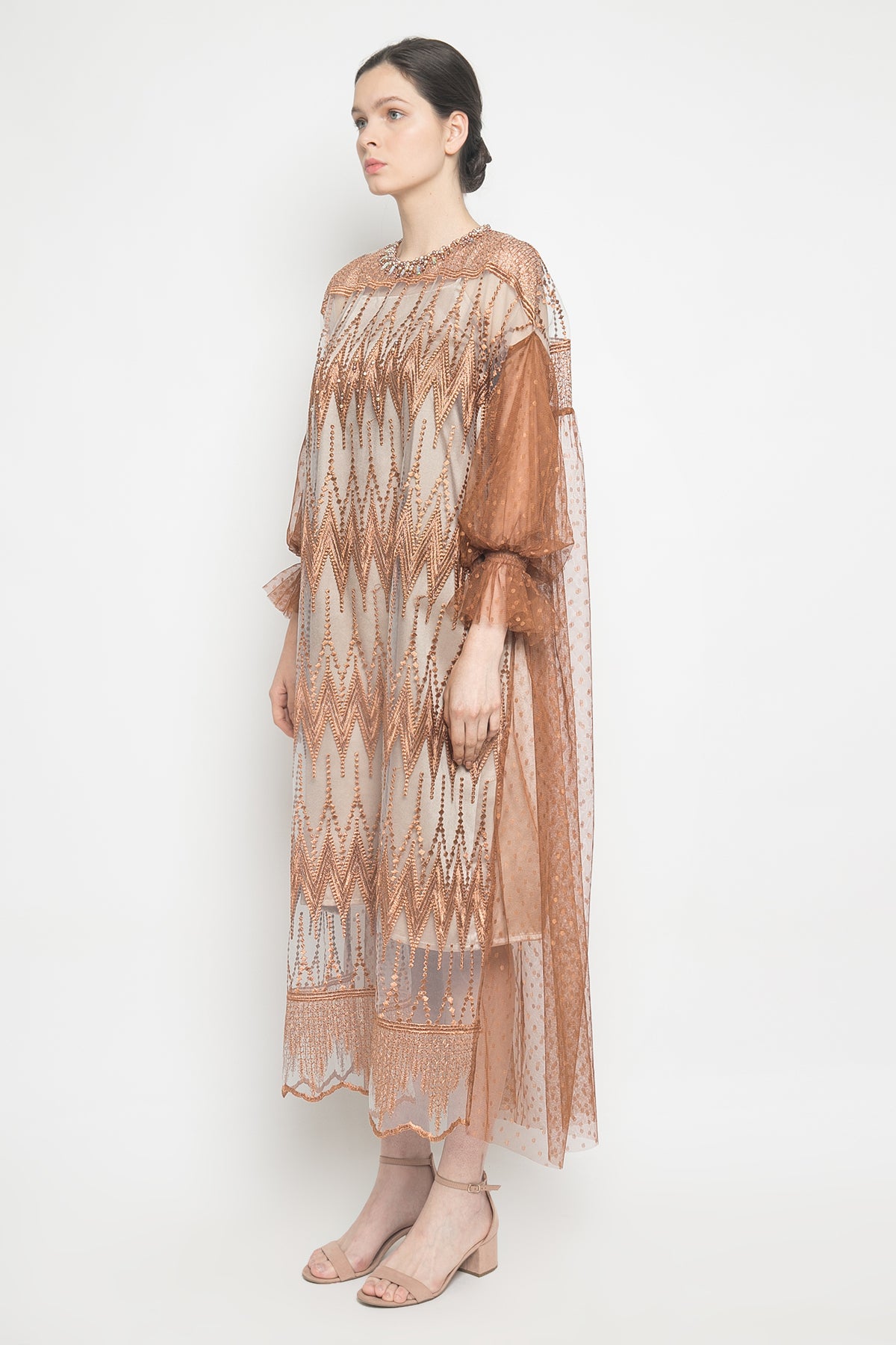 Carissa Dress in Terracotta