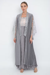 Mikelle Dress in Gray