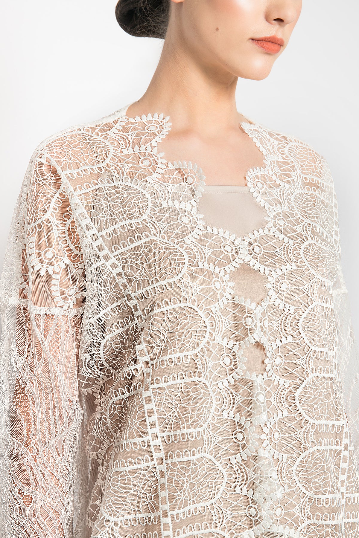 Asha Outer in White by Adara Official Dresshaus