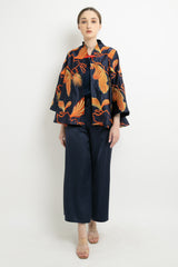 Shanghai Blouse Set in Navy Blue