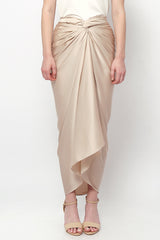 Aisyah Lilit Skirt in Nude