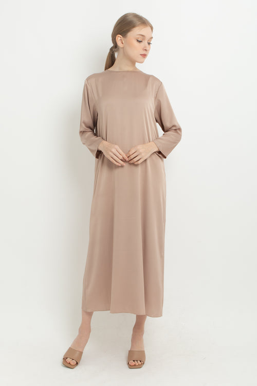 Chandra Longsleeve Inner in Dark Nude