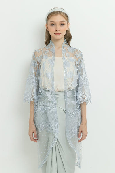 Neena Kebaya Top in Light Blue