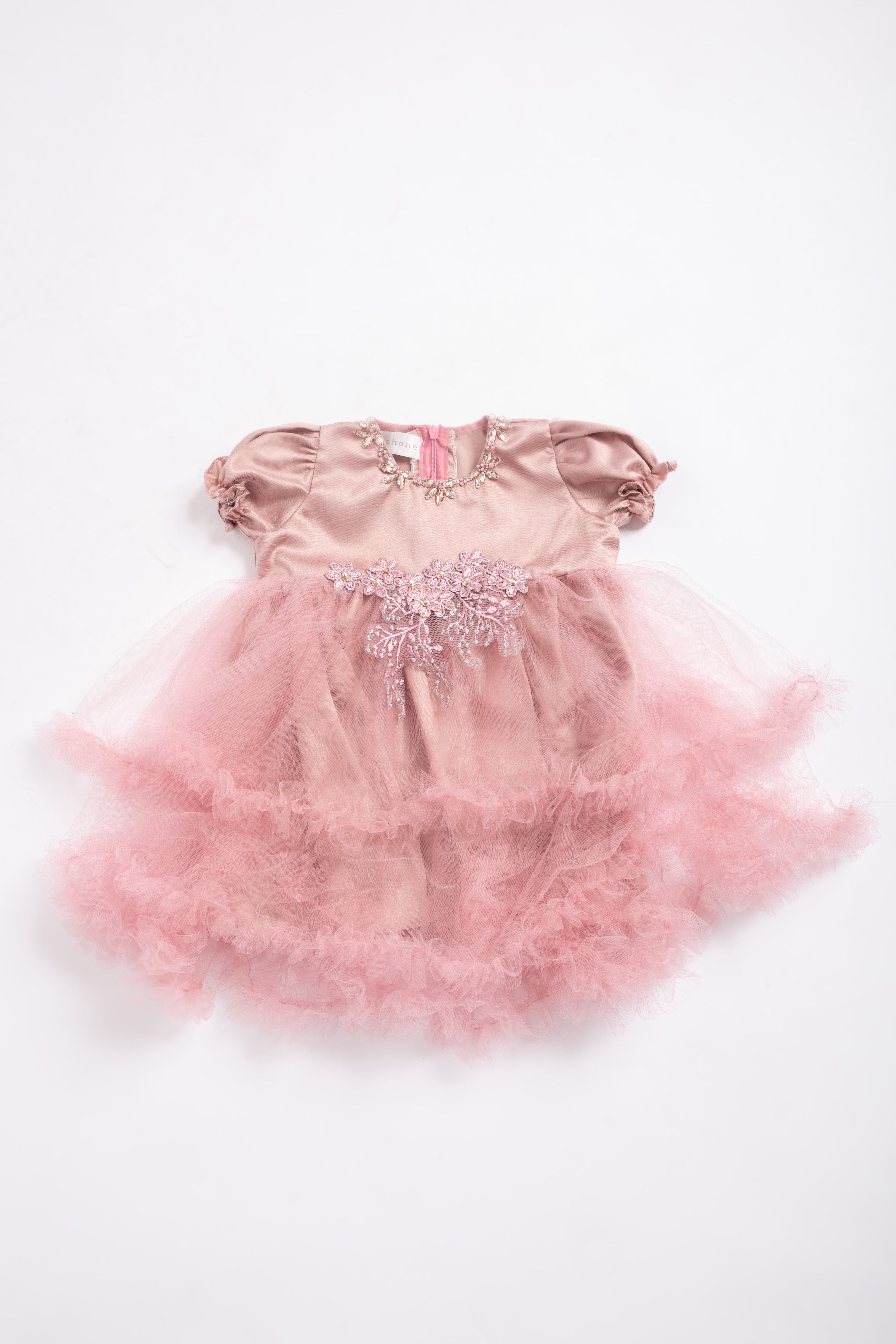 Baby Aria Dress in Dusty Pink