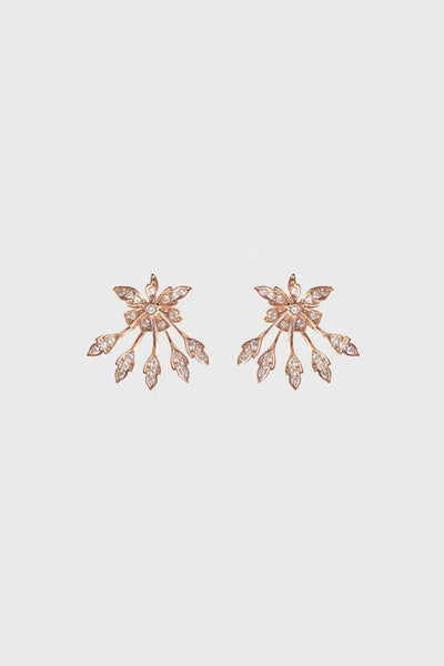 Blume Earrings in Rose Gold