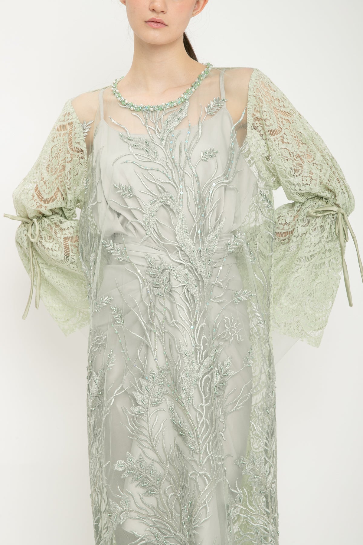 Felicity Dress in Sage Green