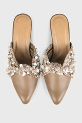 Leah Shoes in Mocca