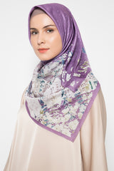 Malerei Lilas Scarf in Lilac