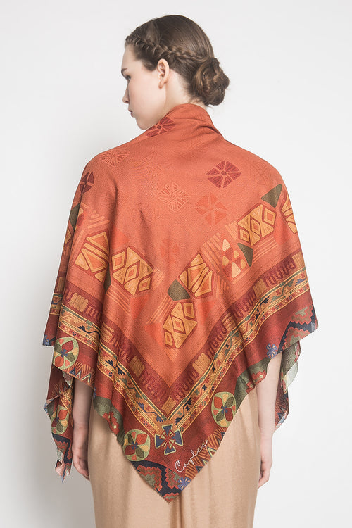 Ayse Scarf in Brick