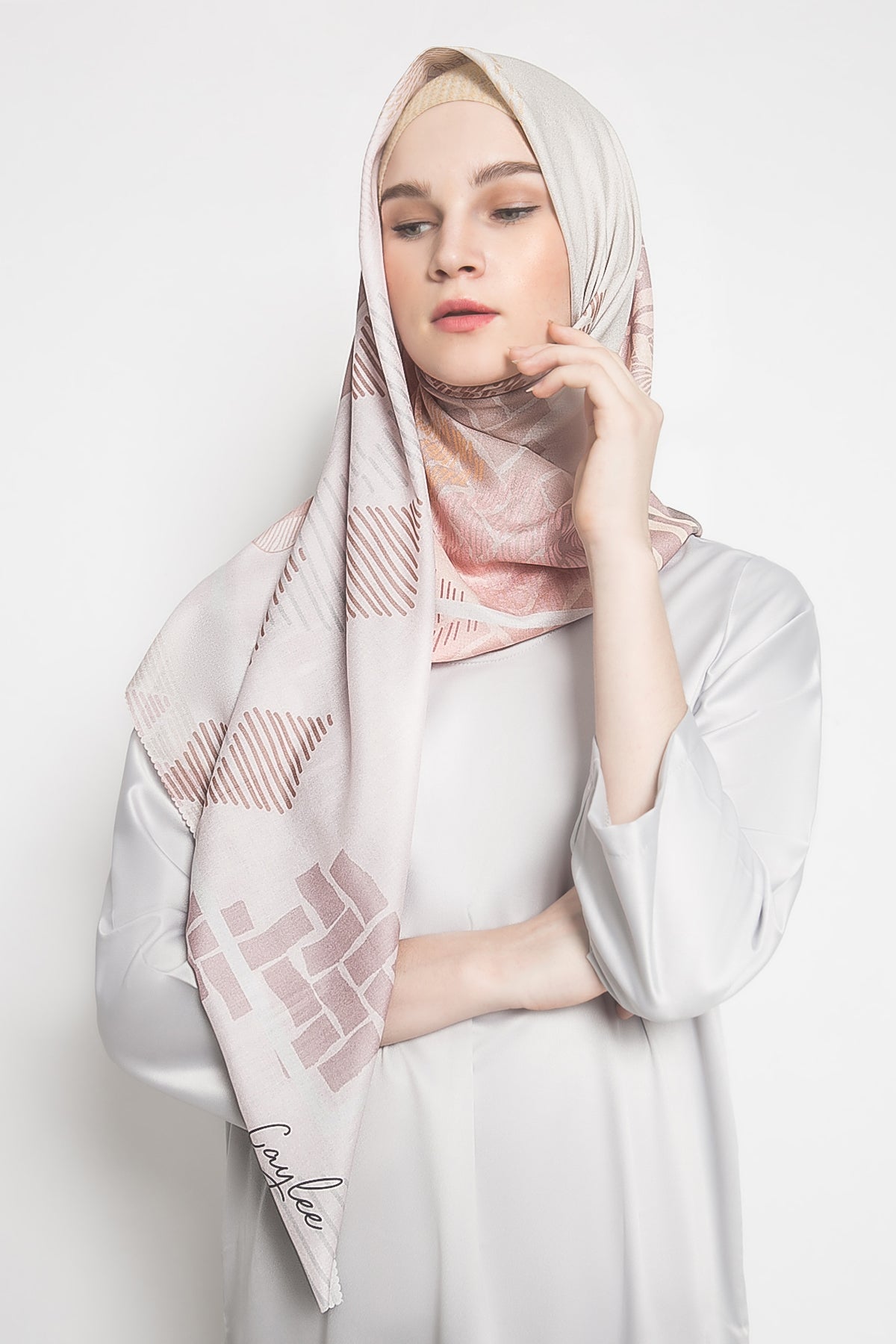Ranah Selapah Scarf in Dusty Pink