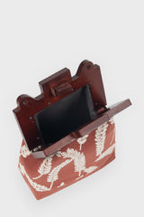 Wooden Amara Bag in Brick
