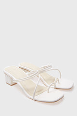 Belle Heels in White