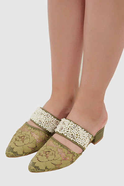 Eve Shoes in Green