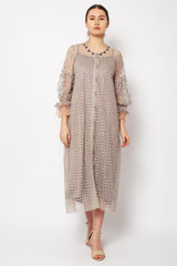 Mina Dress in Brown