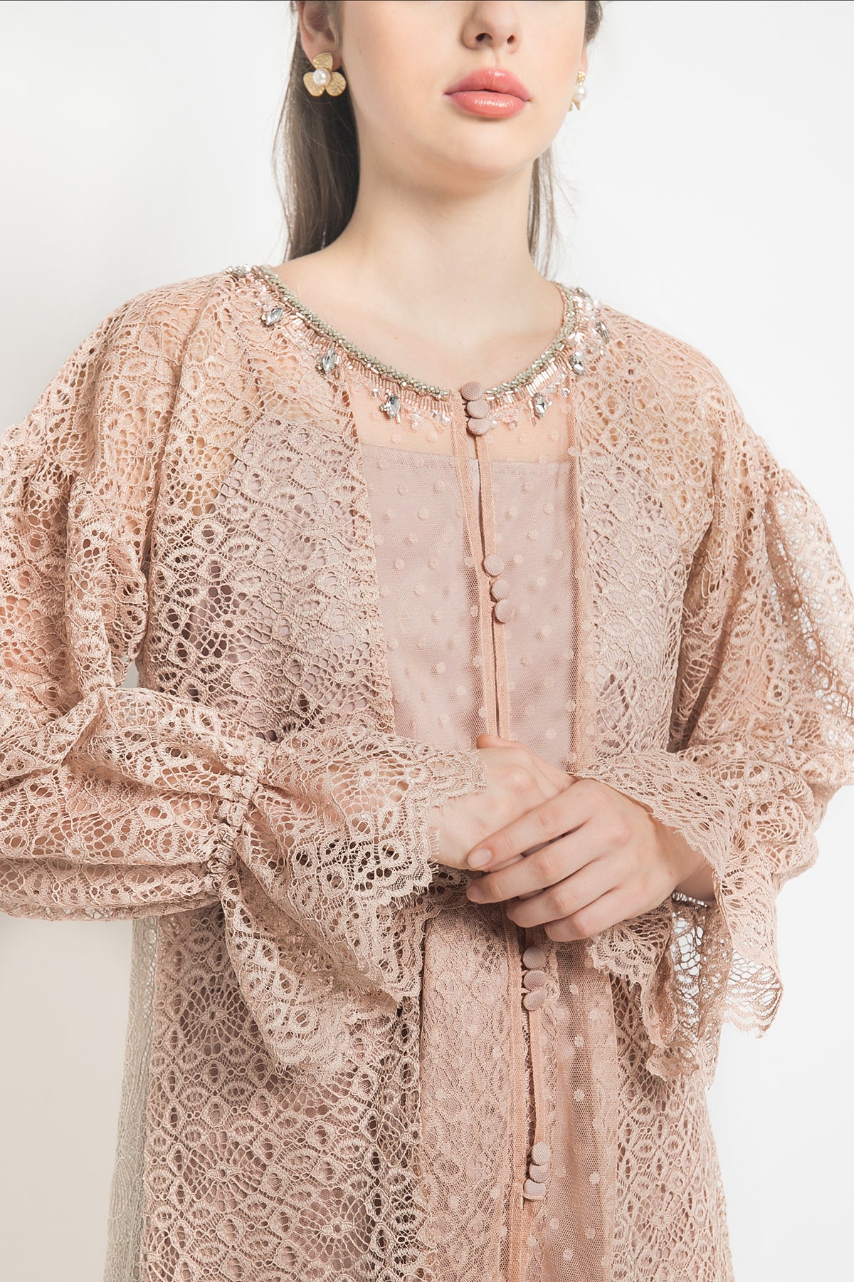 Abby Top in Blush Sage
