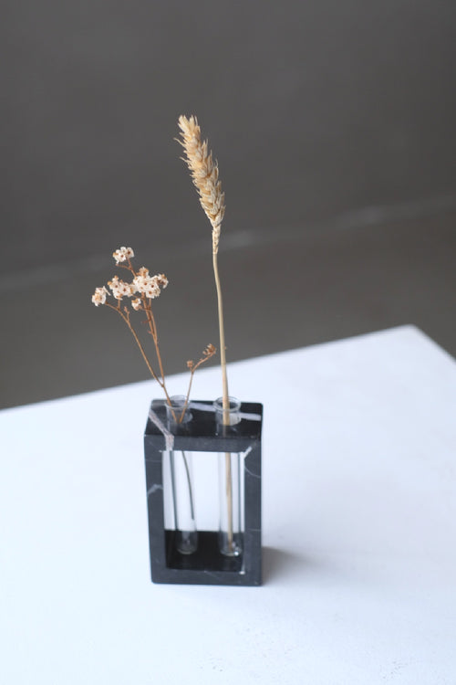 Small Vase Tubes in Royal Black