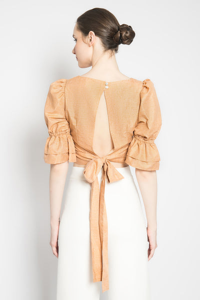 Oriana Top in Beige