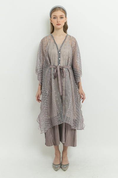 Colmar Dress in Ash Purple