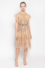 Ara Dress in Golden Nude