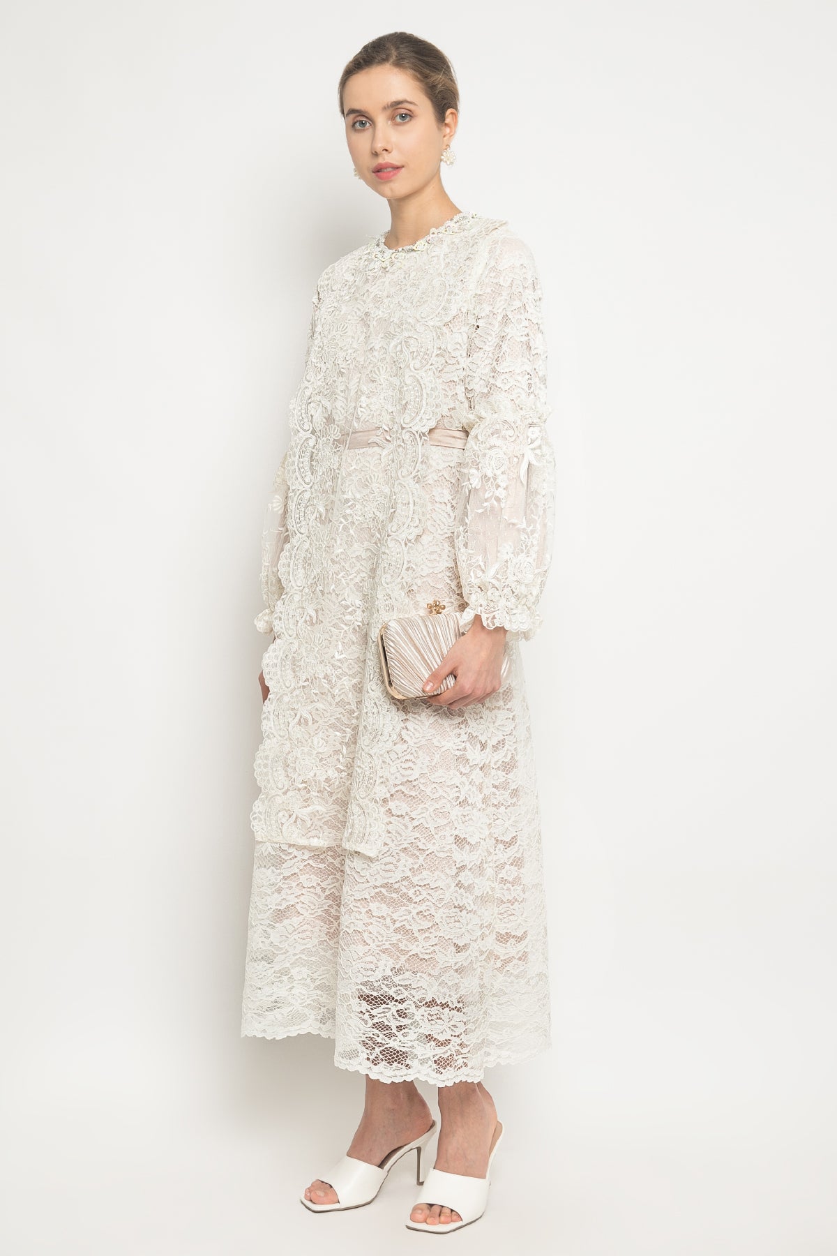 Alwa Dress in Ivory