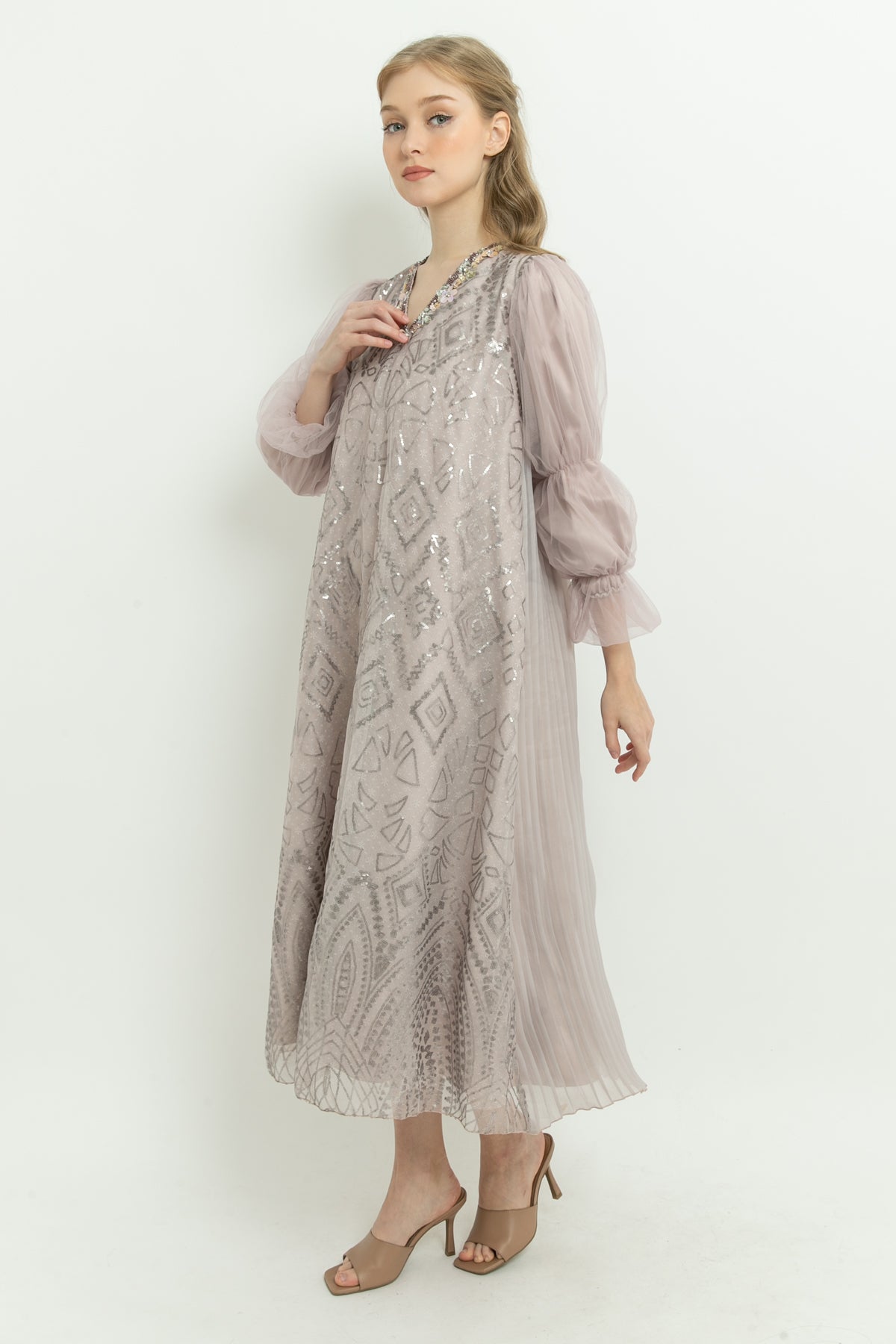 Briana Dress in Lilac