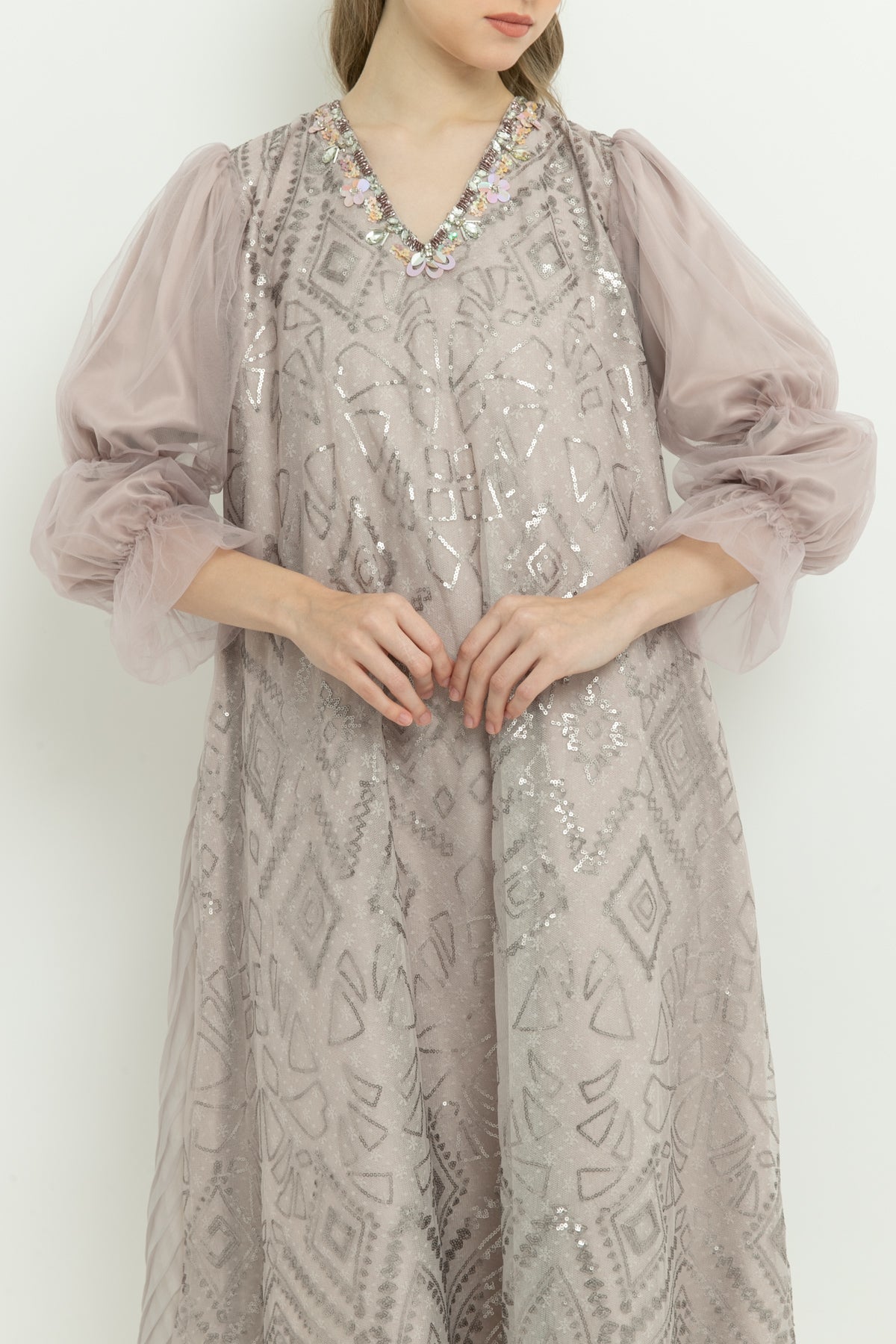 Briana Dress in Lilac