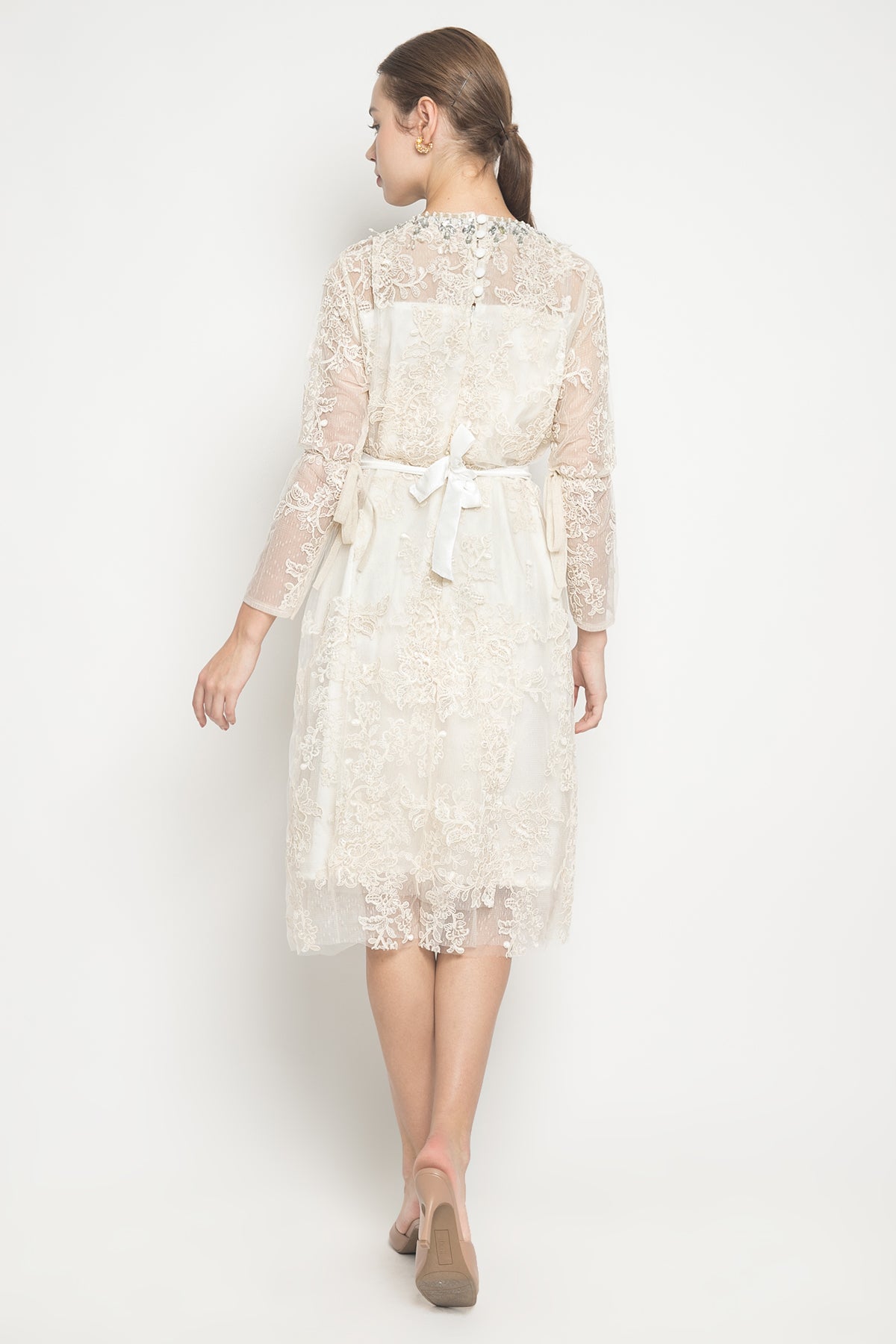 Elfie Dress in Ivory