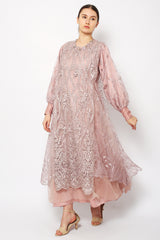 Nashira Dress in Dusty Pink