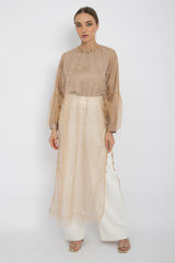 Zea Long Blouse in Tawny