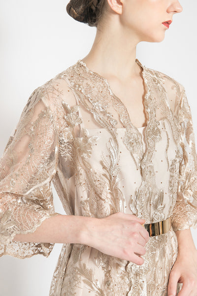 Gracie Dress in Rose Gold