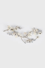 Silver Branches Hairvine in White