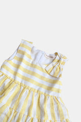 Sunny Dress in White Yellow