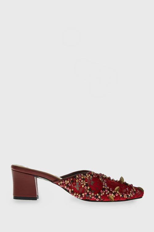 Carol Shoes in Maroon