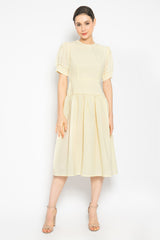 Willow Dress in Pastel Yellow