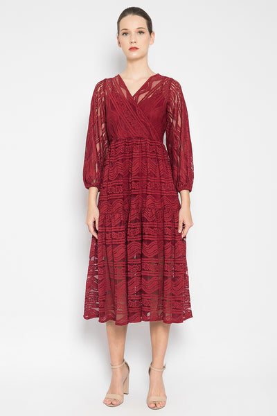Lady Dress in Red