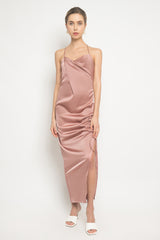 Amora Dress In Dusty Pink